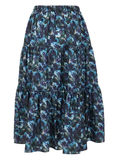 Shop Kenzo Women's Blue Polyamide Skirt
