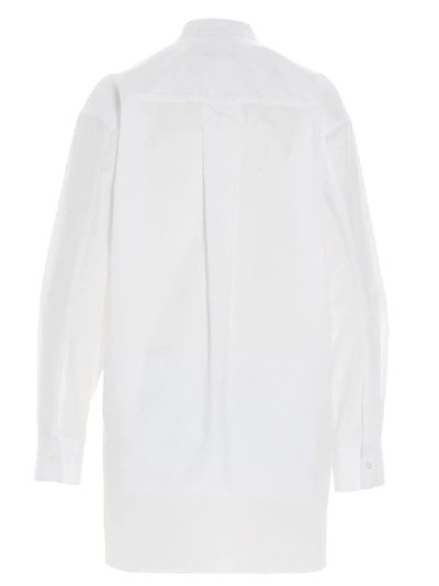 Shop Jil Sander Women's White Cotton Shirt