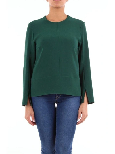 Shop Alberto Biani Women's Green Acetate Blouse