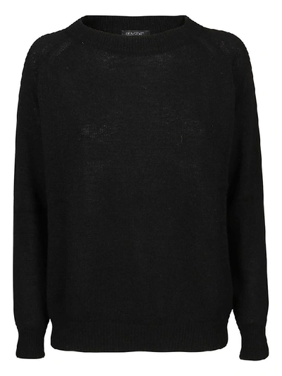 Shop Aragona Women's Black Cashmere Sweater