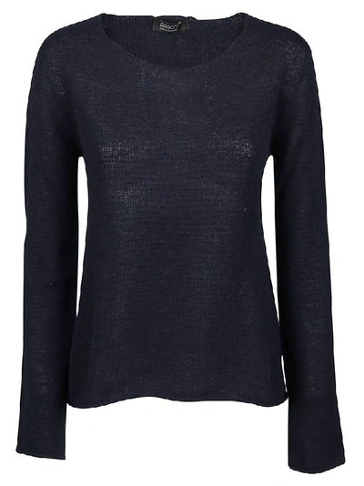 Shop Aragona Women's Blue Cashmere Sweater