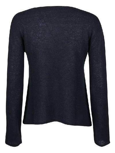 Shop Aragona Women's Blue Cashmere Sweater