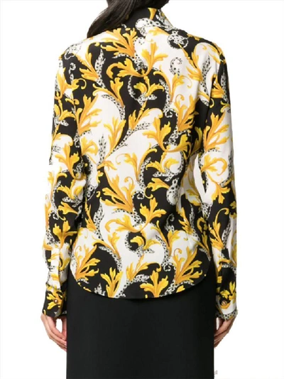 Shop Versace Women's Multicolor Silk Shirt