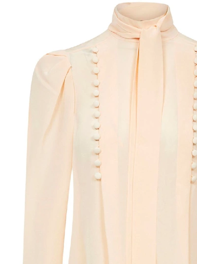 Shop Givenchy Women's Pink Silk Blouse