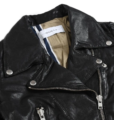 Shop Bully Women's Black Leather Outerwear Jacket