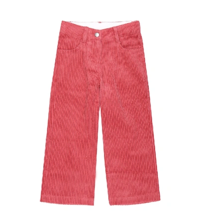 Shop Stella Mccartney Corduroy Pants In Pink