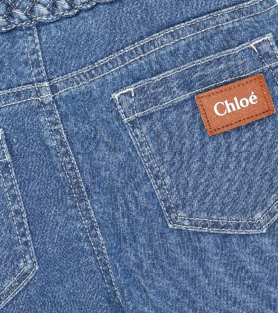 Shop Chloé Straight Jeans In Blue