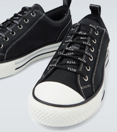 Shop Valentino Vltn Times Giggies Sneakers In Black