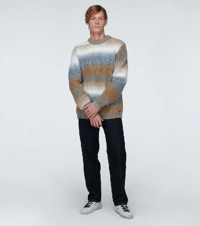Shop Golden Goose Adonis Gradient Sweater In Multicoloured