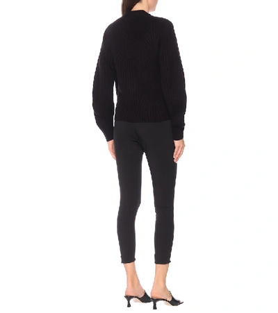 Shop Low Classic Ribbed-knit Cardigan In Black