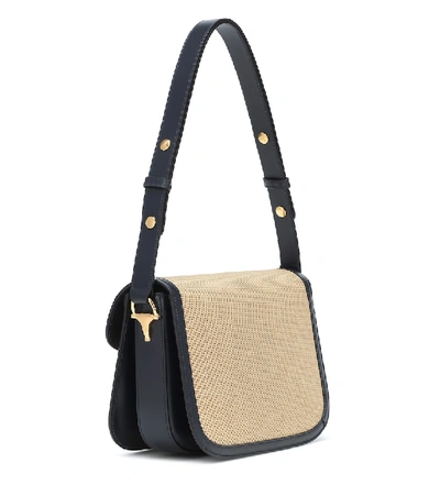 Shop Gucci Horsebit 1955 Small Shoulder Bag In Beige