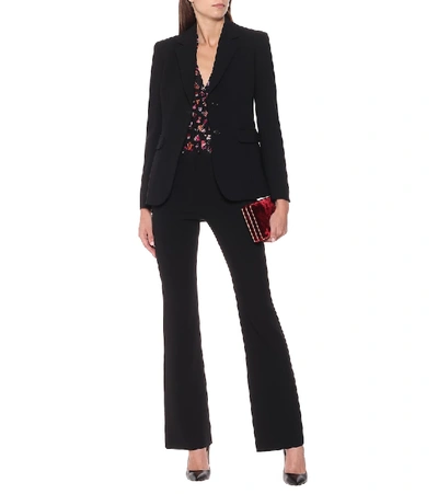 Altuzarra Fenice Crepe Blazer In Black