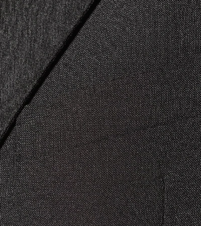 Shop Ami Alexandre Mattiussi Wool-blend Single-breasted Blazer In Black