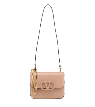 Shop Valentino Vsling Small Leather Shoulder Bag In Pink