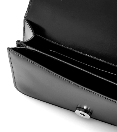 Shop Jil Sander Holster Mini Leather Shoulder Bag In Black