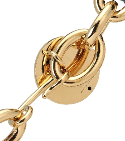 Shop Jil Sander Chain Necklace In Gold