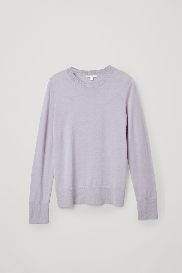 wool crew neck jumper