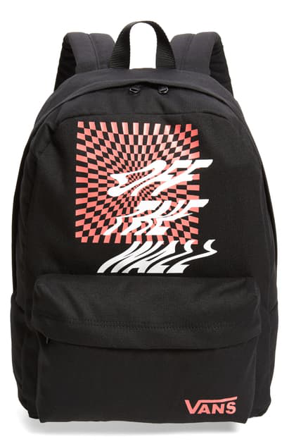 vans backpack coral