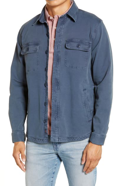 navy blue shirt jacket