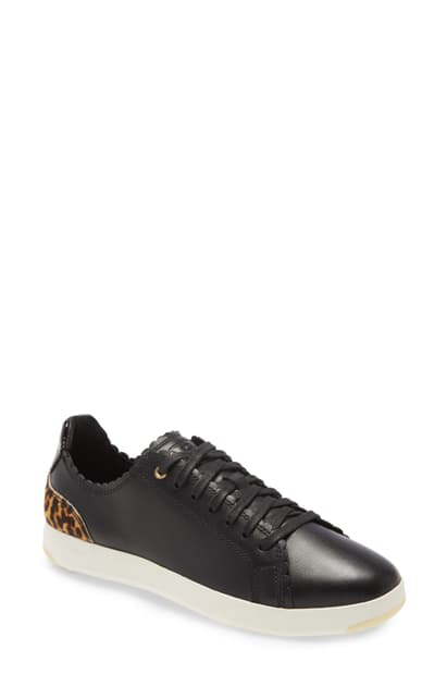cole haan black high top sneakers