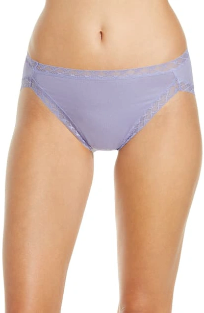 Shop Natori Bliss Cotton French Cut Briefs In Cosmic Sky