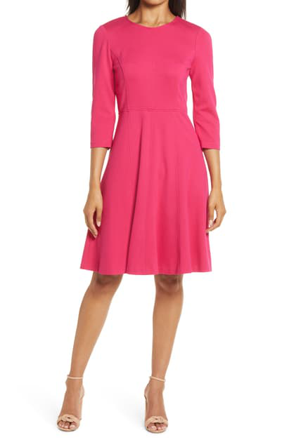 eliza j hot pink dress
