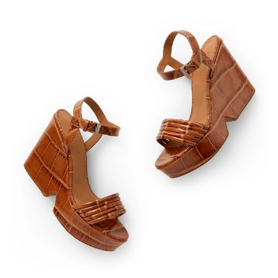 Shop Clergerie Dany Wedges Heels In Grand Croc