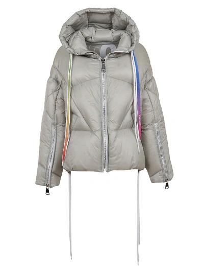 Shop Khrisjoy Women's Grey Polyamide Down Jacket