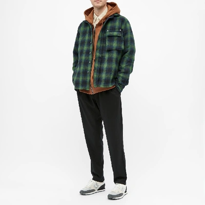 Shop Ader Error Oversized Zip Hoody In Brown