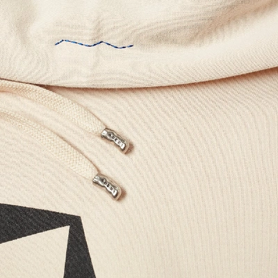 Shop Ader Error Embroidered A Logo Hoody In White