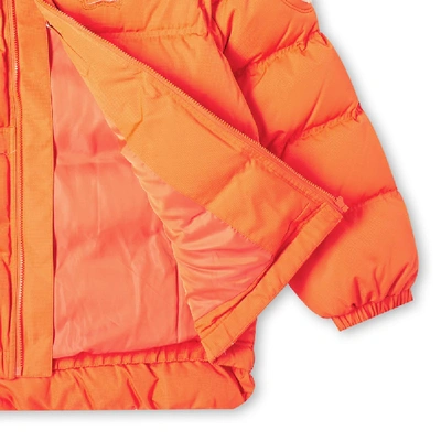 Shop Ader Error Logo Down Parka In Orange