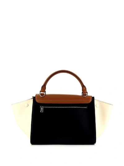 Pre-owned Celine  Small Trapeze-shaped Tote In Black