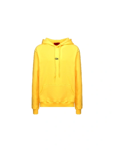 Shop Fourtwofour On Fairfax 424 Hoodie In Yellow