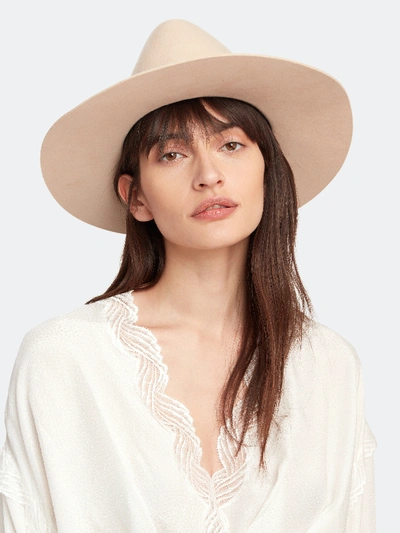 Shop Lack Of Color Benson Tri Wool Velvet Trim Hat In Brown