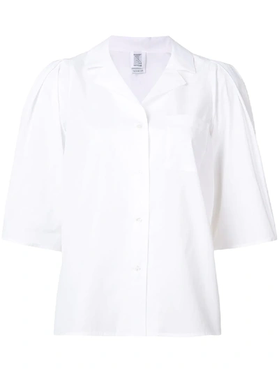 Shop Rosie Assoulin Shortsleeved Shirt In White