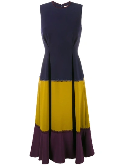 Shop Roksanda Ambree Sleeveless Dress In Multicolour