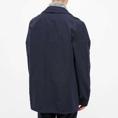 Shop Acne Studios Opris Camo Reversible Jacket In Blue