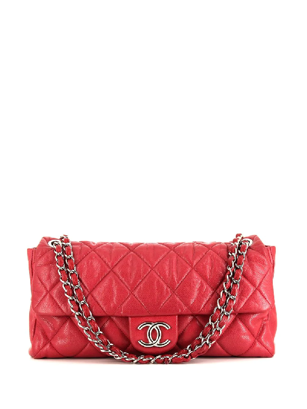 CHANEL Pre-Owned 2010 CC diamond-quilted shoulder bag - Black