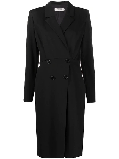 Shop Dorothee Schumacher Emotional Essence Tailored Dress In Black