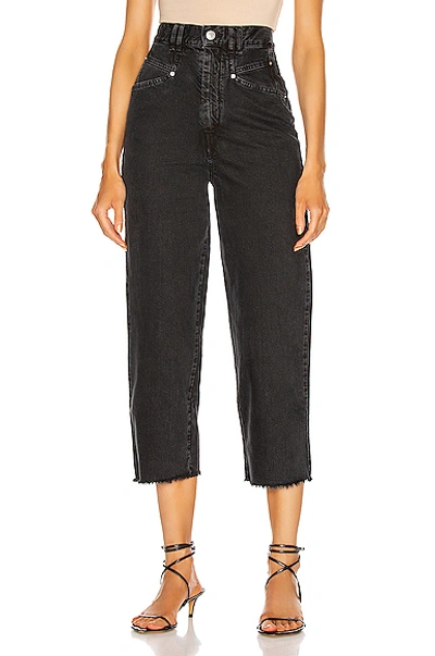 Shop Isabel Marant Naliska Pant In Faded Black