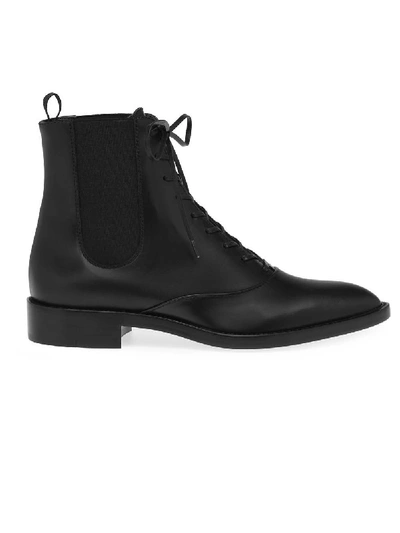 Shop Gianvito Rossi Dresda Black Calf Leather Boots
