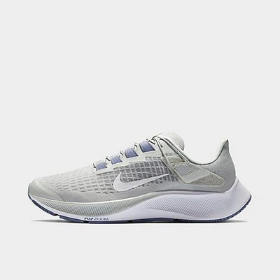Shop Nike Women's Air Zoom Pegasus 37 Flyease Running Shoes In Grey