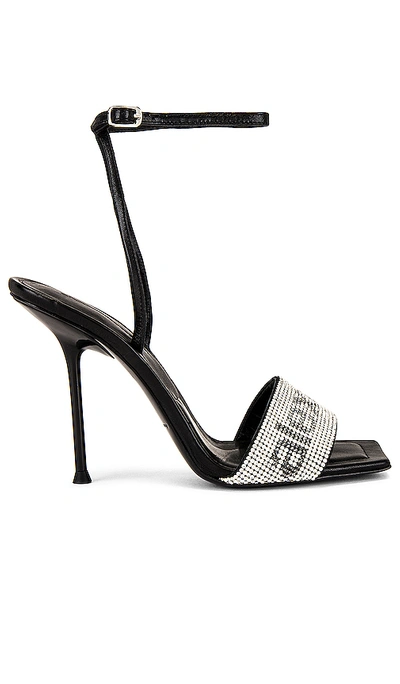 Shop Alexander Wang Julie Ankle Strap Heel In Black