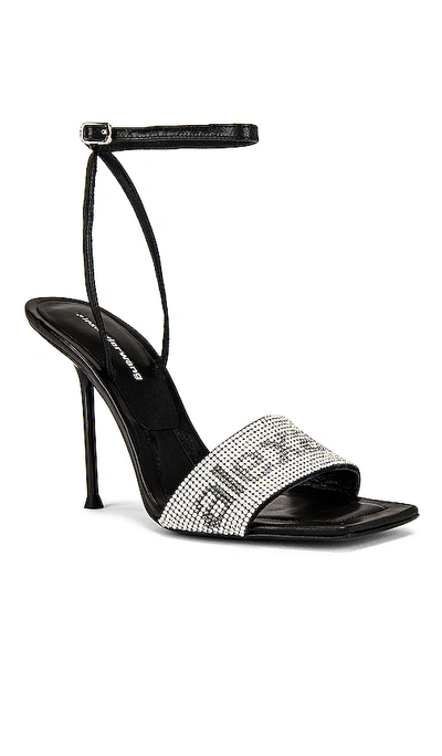 Shop Alexander Wang Julie Ankle Strap Heel In Black