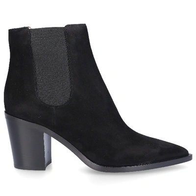 Shop Gianvito Rossi Ankle Boots Black Romney