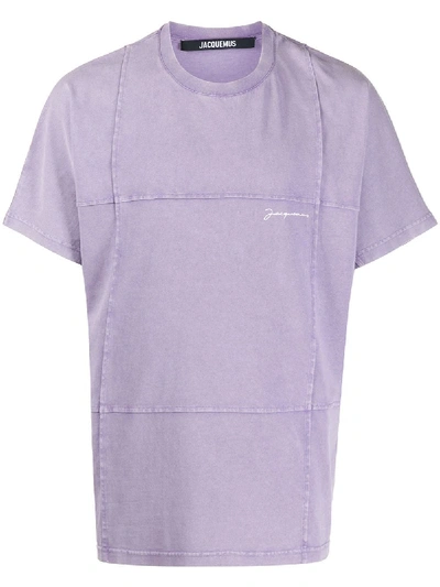 Shop Jacquemus Carro T-shirt In Purple