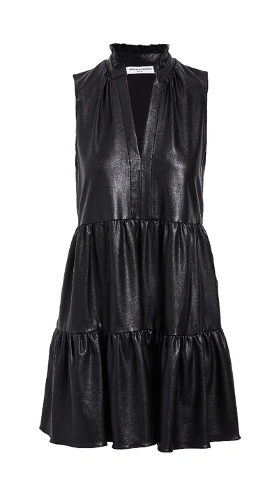Shop Amanda Uprichard Sleeveless Saffron Dress In Black