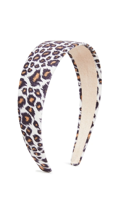 Shop Shashi Wildcat Headband In Leopard
