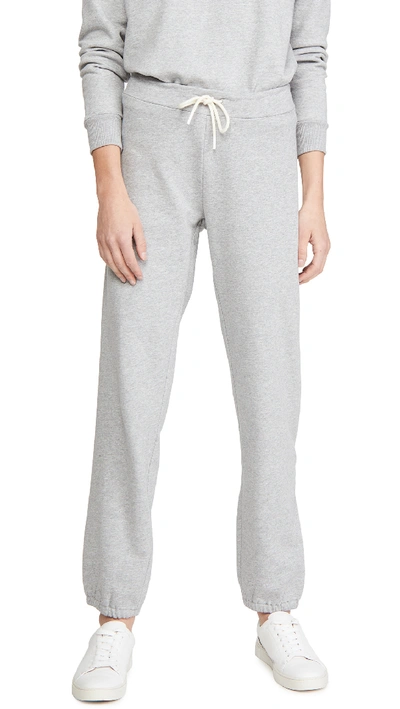 Shop Tory Sport French Terry Sweatpants In Medium Grey Heather