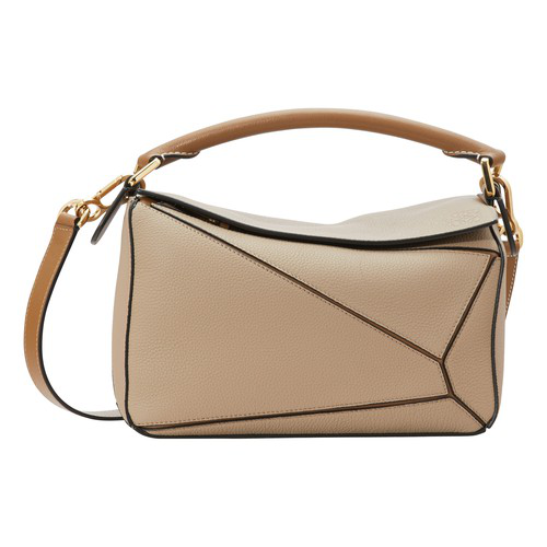 Loewe Puzzle Small Bag In Sand/mink Color | ModeSens
